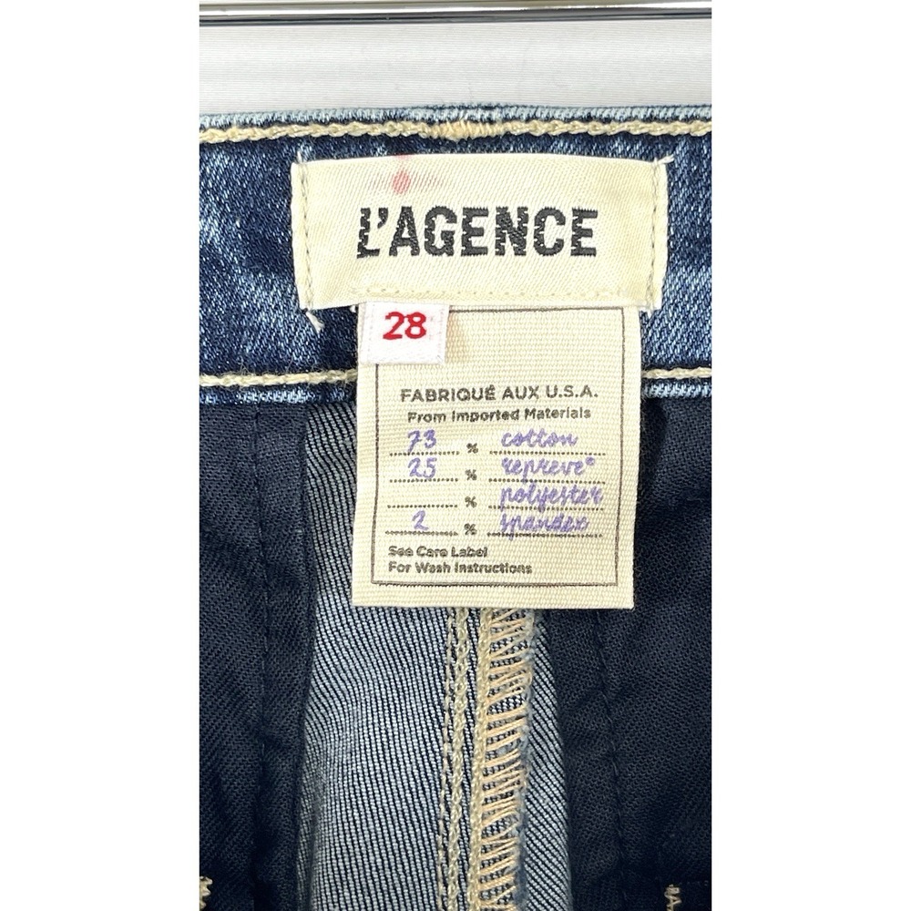 L'agence Womens Patton Cargo Skinny Jeans 28 Zip Ankle Gorpcore Indie Sleeze NWT - Picture 10 of 14